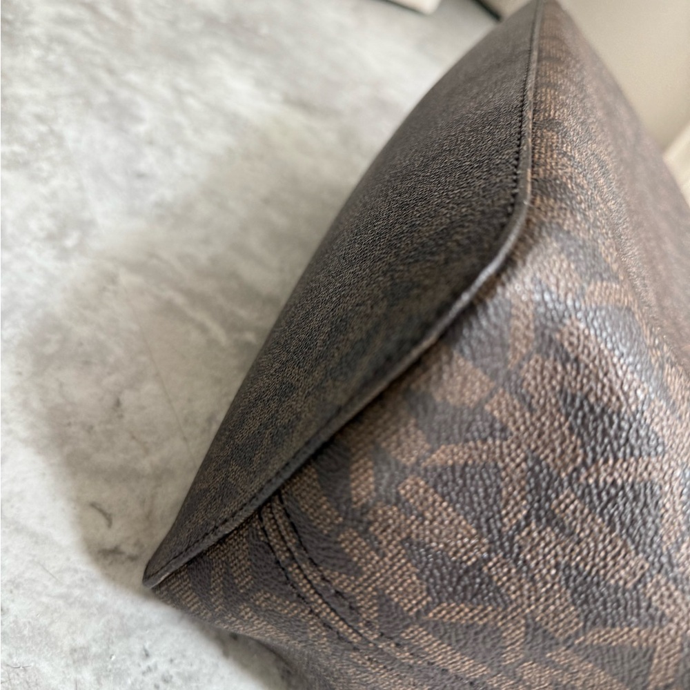 Michael Kors Brown Tote with Gold Accents - Picture 5 of 11